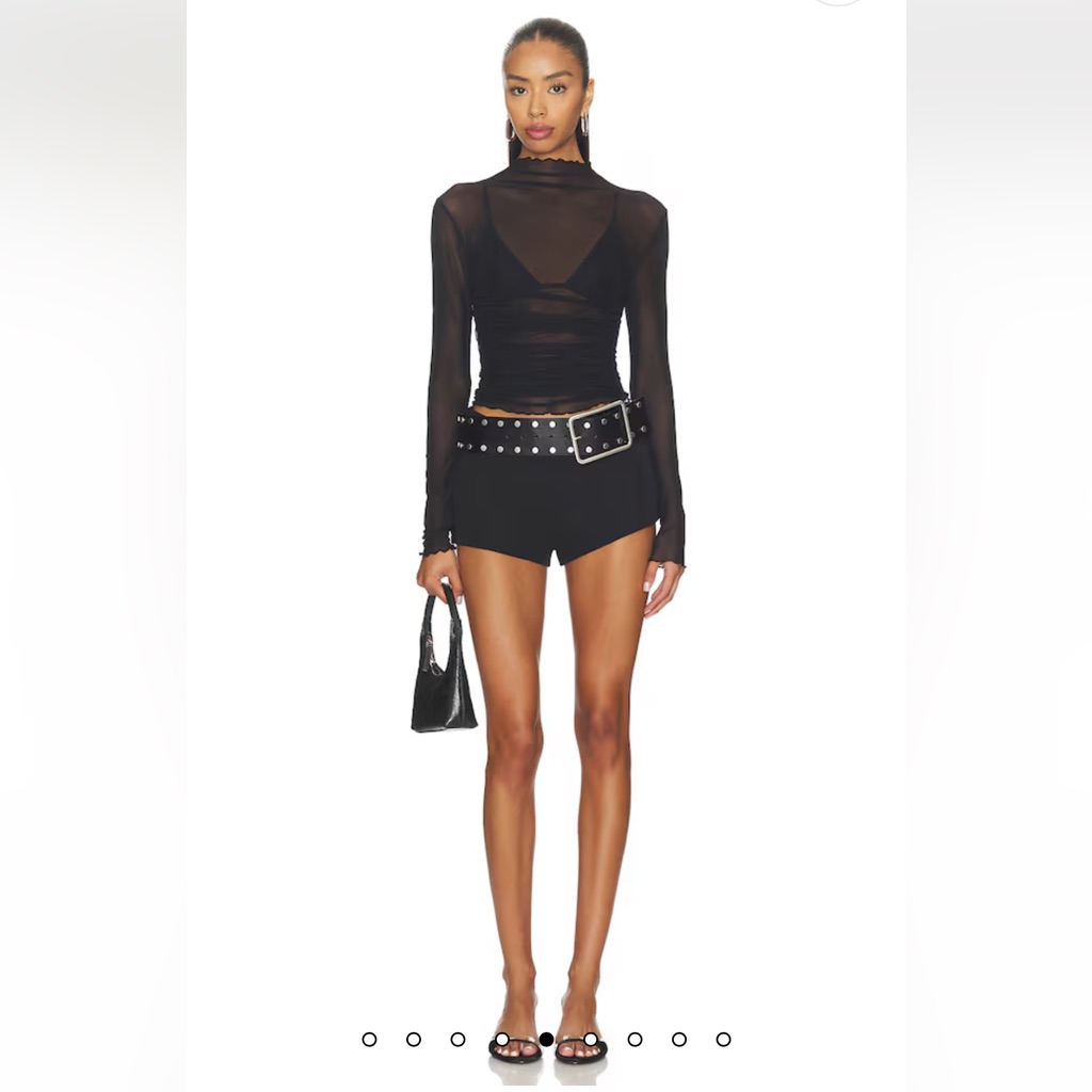 Low-Waisted Mini Black From Revolve Women's Shorts